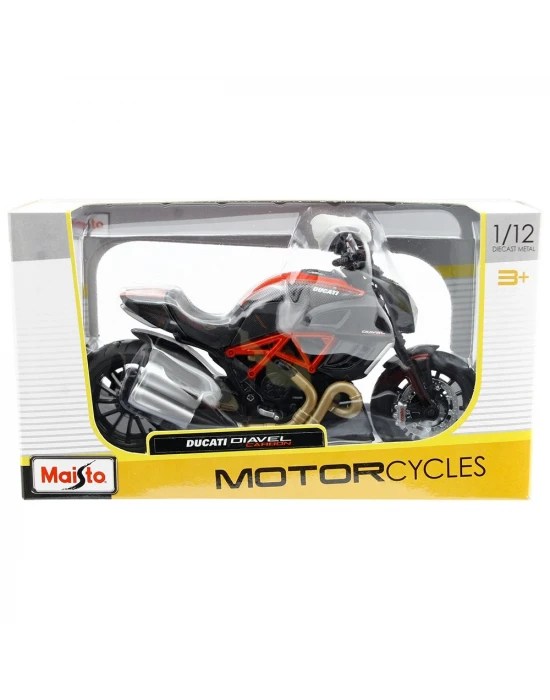 Maisto 1:12 Ducati Diavel Carbon Model Motorsiklet