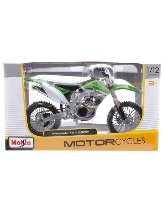 Maisto 1:12 Kawasaki KX 450F Model Motorsiklet