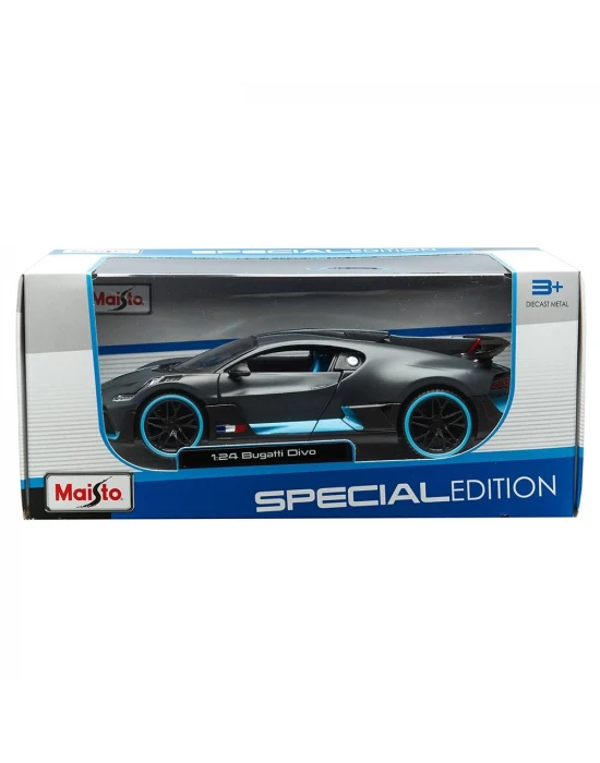 Maisto 1/24 Bugatti Divo Model Araba - Siyah