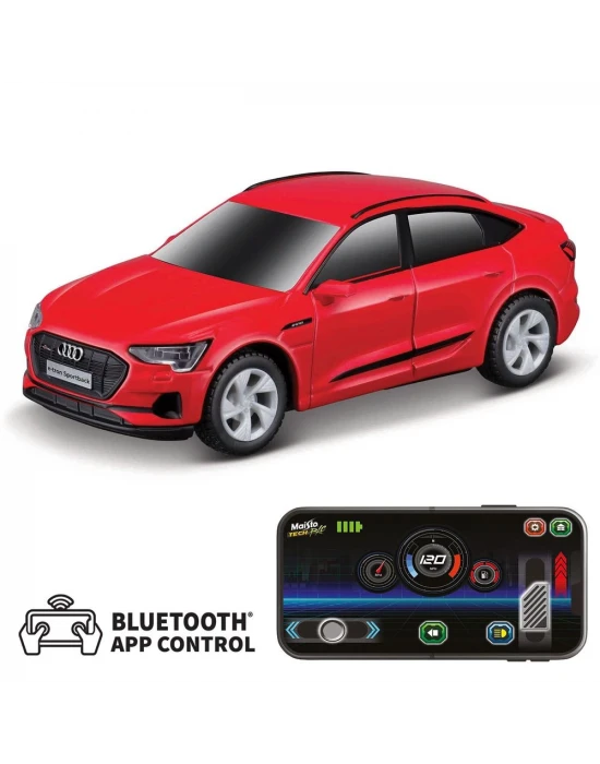 Maisto 1:41 APP Control Kumandalı Metal Araba - Audi e-tron Sport