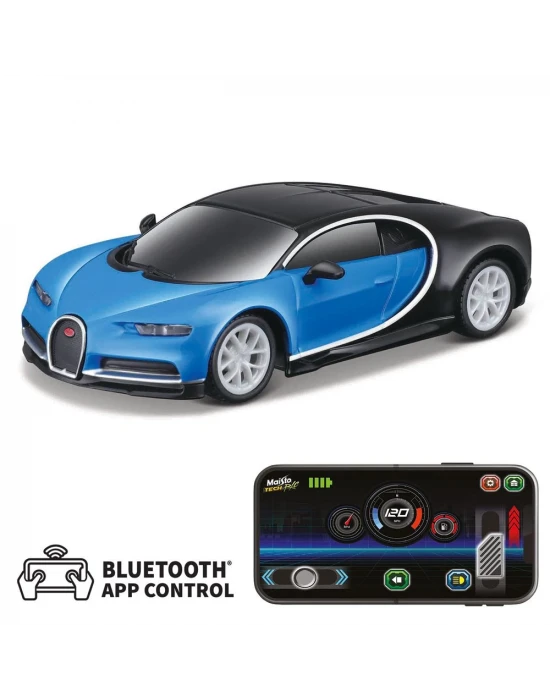 Maisto 1:41 APP Control Kumandalı Metal Araba - Bugatti Chiron 20