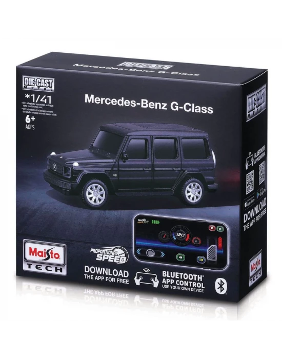 Maisto 1:41 APP Control Kumandalı Metal Araba - Mercedes-Benz G-C