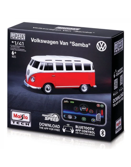 Maisto 1:41 APP Control Kumandalı Metal Araba - Volkswagen Van Sa
