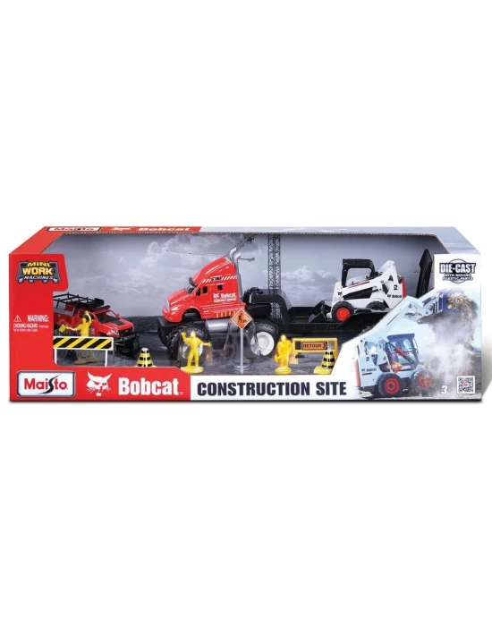 Maisto Mini Work Machines Bobcat İnşaat Seti 12505
