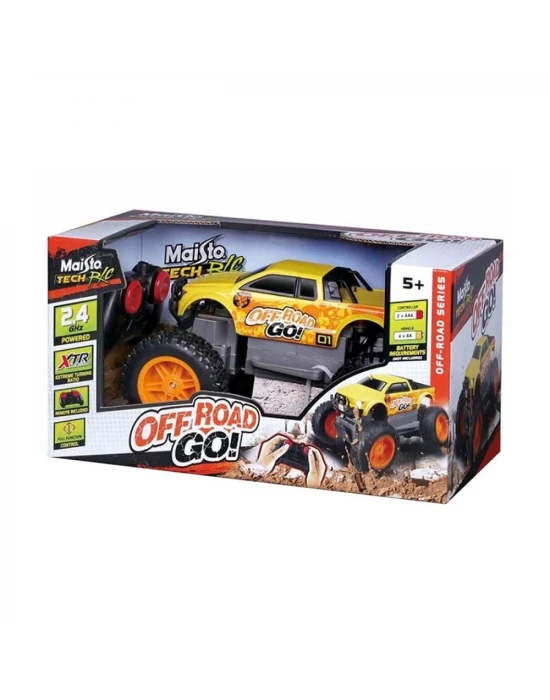 Maisto Off Road GO Kumandalı Araba 82759 - Sarı