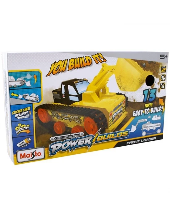 Maisto Power Builds Front Loader Oyun Seti