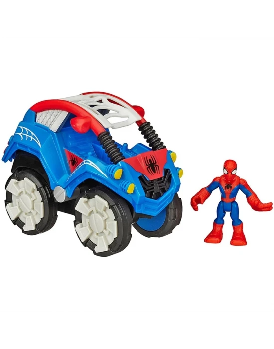 Marvel Süper Hero Adventures Spiderman Stunt Buggy Araç Seti