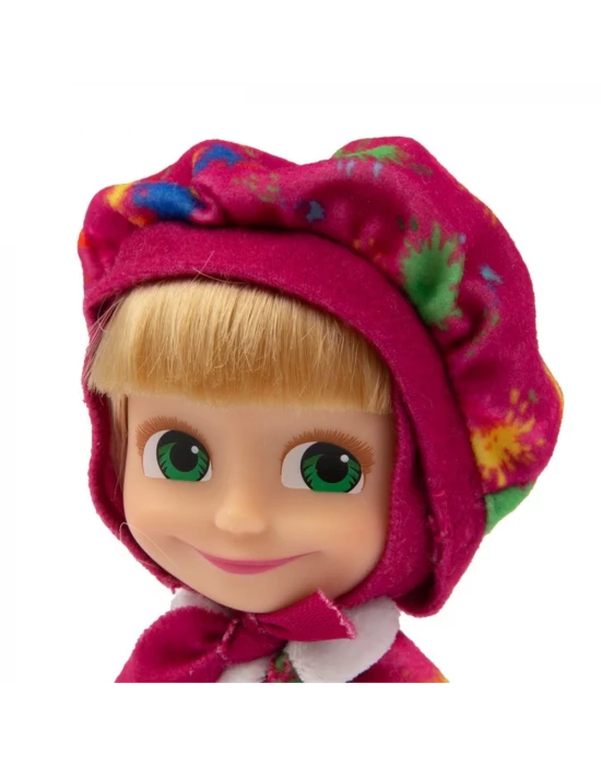 Masha ile Koca Ayı 12 cm Masha Bebek Ressam