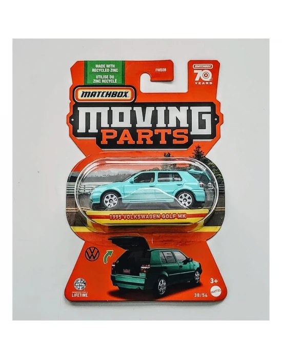 Matchbox 1:64 Arabalar HLG23 - 1995 Volkswagen Golf MK