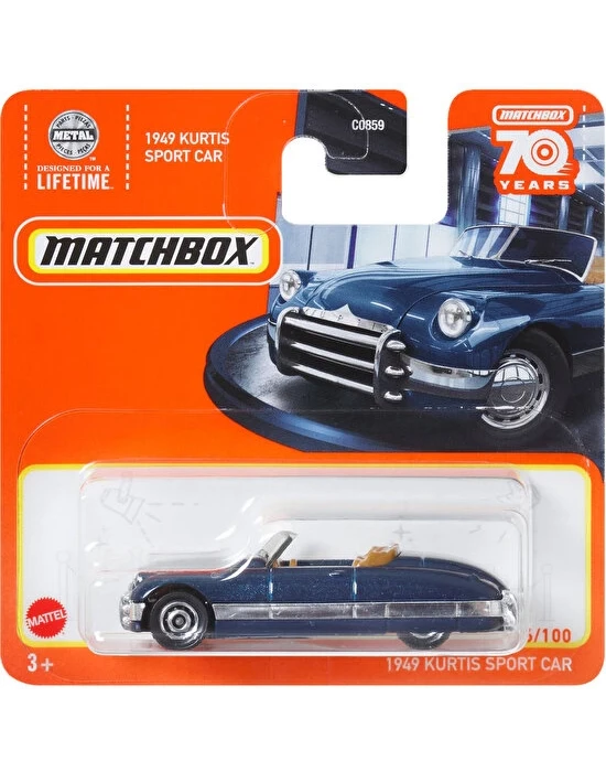 Matchbox Tekli Arabalar 1949 Kurtis Sport Car HLC82
