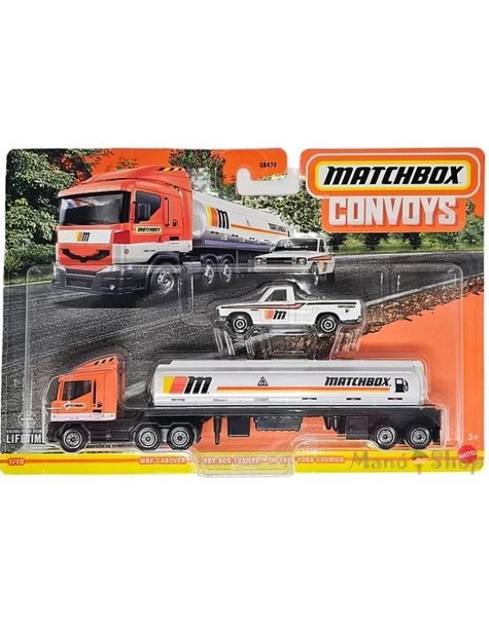 Matchbox Convoys - MBX Cabover & MBX Box Trailer /// 1977 Ford Courier-HLM80