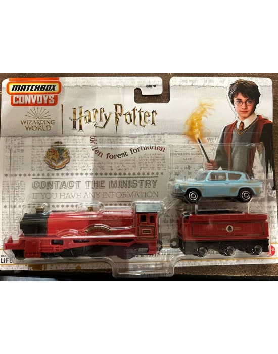 Matchbox Convoys -Haryy Potter Hogwarts Express&Train Tender /// 1962 Ford Anglia-HVR77