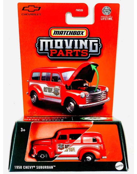 Matchbox Moving Parts 1:64 1950 Chevy Suburban- JBW89