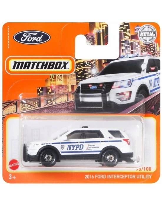 Matchbox Tekli Arabalar 2016 Ford İnterceptor Utility-HFT16