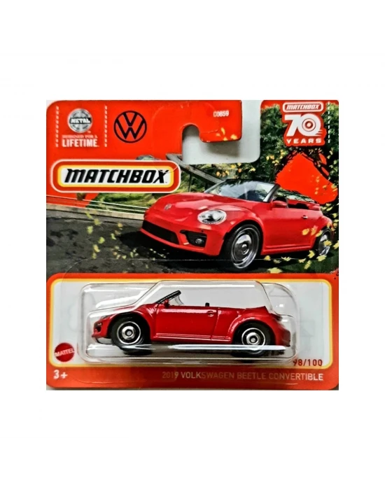 Matchbox 2019 Volkswagen Beetle Convertible Model Araba-HLD14