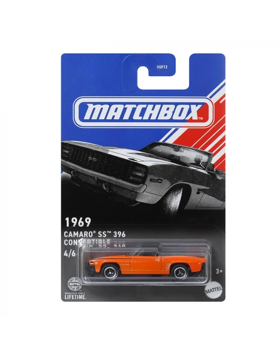 Matchbox Temalı Arabalar Camaro SS 396 Convertible HVR98