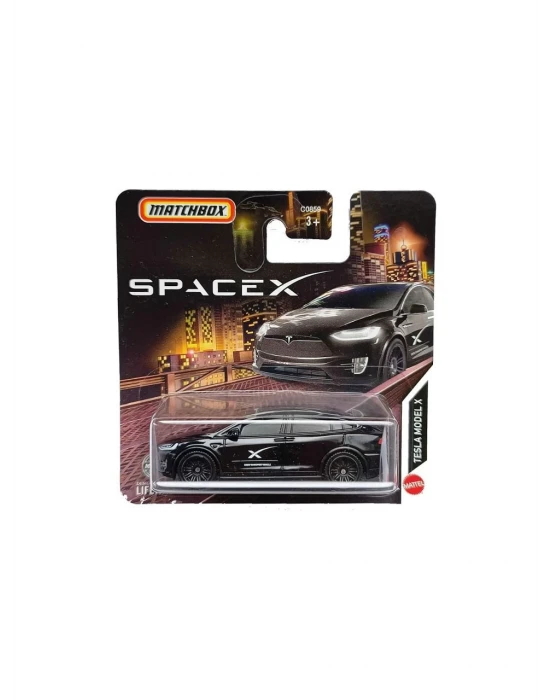 Matchbox - Tesla Model x - Siyah (1/64) Spacex-HVN43