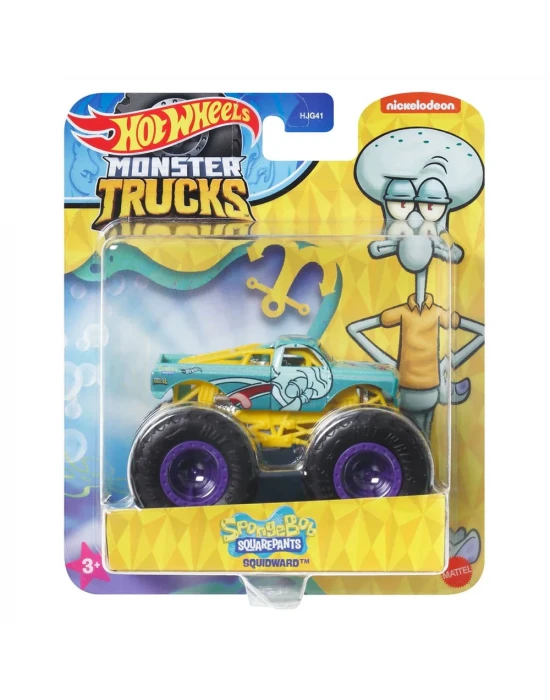 Mattel Hot Wheels Monster Trucks Squidward 1:24 Araba HWN78