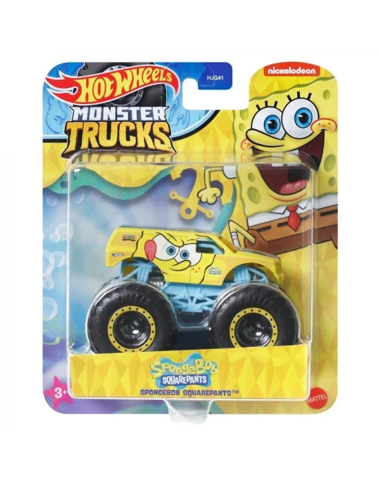 Mattel Hot Wheels Monster Trucks Süngerbob 1:64 Araba- HWN76