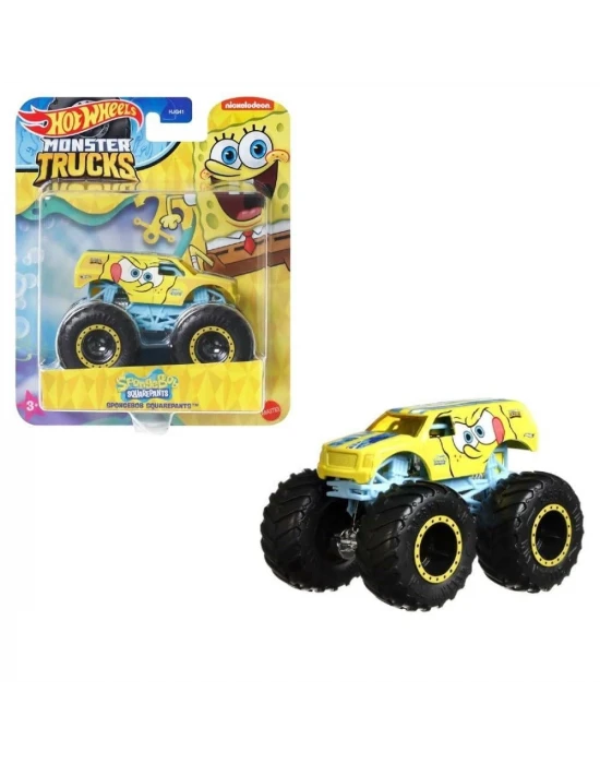 Mattel Hot Wheels Monster Trucks Süngerbob 1:64 Araba- HWN76