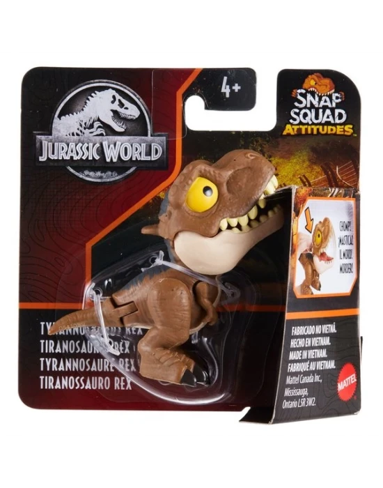 Mattel Jurassic World Snap Squad Attitudes Tyrannosaurus GXW62