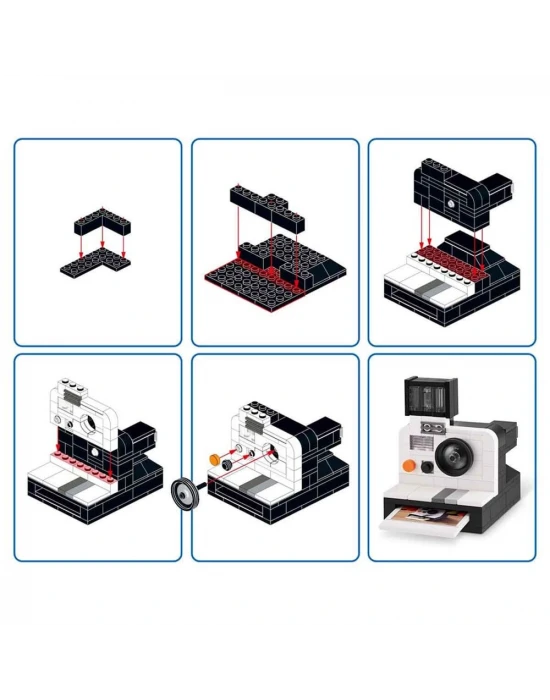 MAX Retro Sürprizi - Polaroid Fotoğraf Makinesi 152 Parça