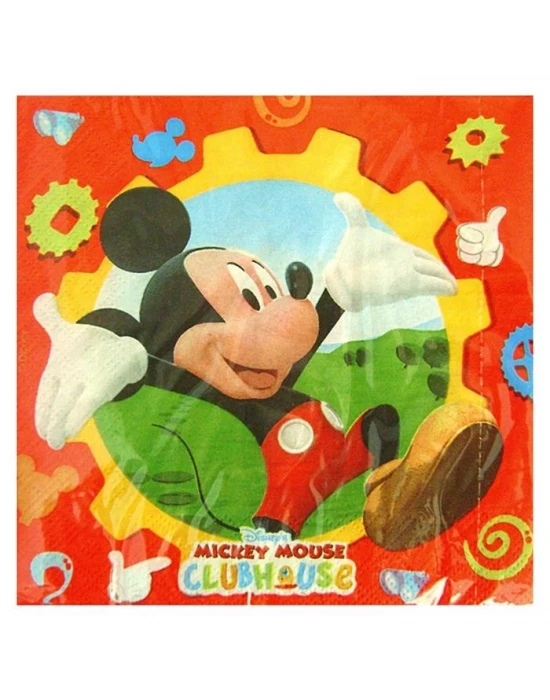 Mickey Club House Kağıt Peçete 20 Adet