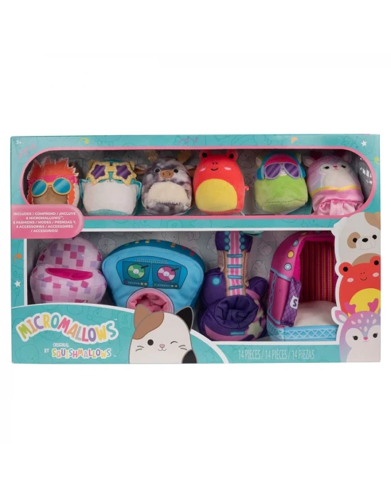 Micromallows 6 Figür + 4 Aksesuar + 4 Giysi Seti MM0023