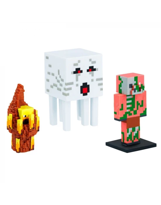 Minecraft 3D Figür Toppeez 3iü Set Model 1