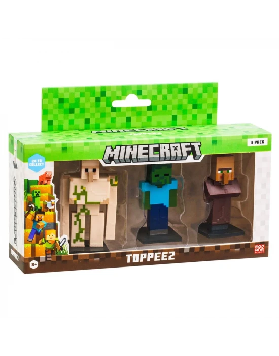 Minecraft 3D Figür Toppeez 3iü Set Model 2
