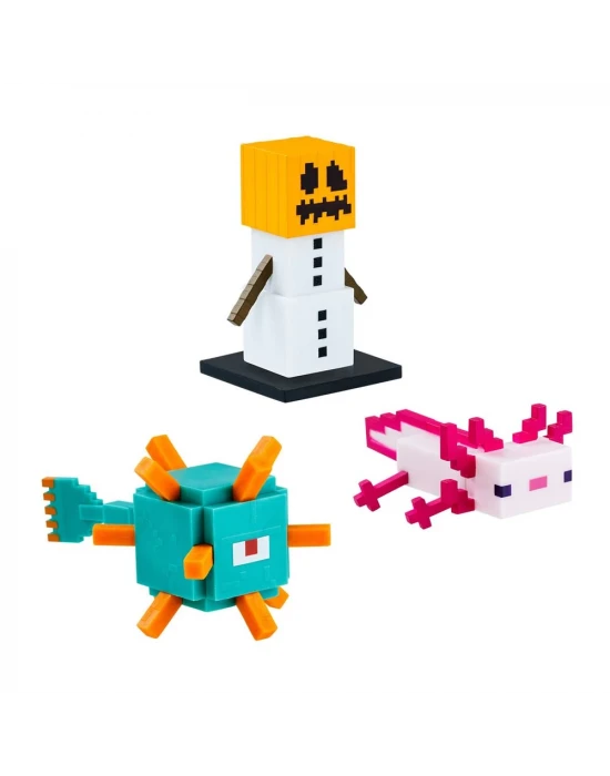 Minecraft 3D Figür Toppeez 3iü Set Model 3