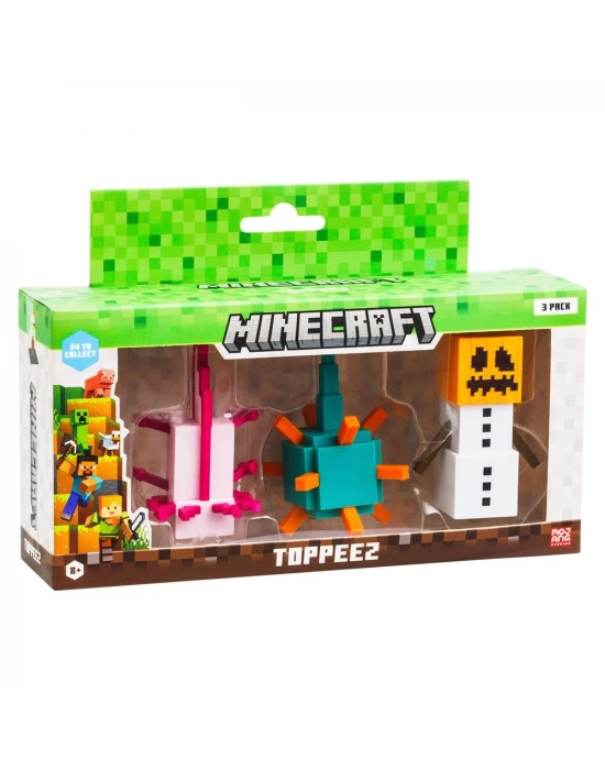 Minecraft 3D Figür Toppeez 3iü Set Model 3