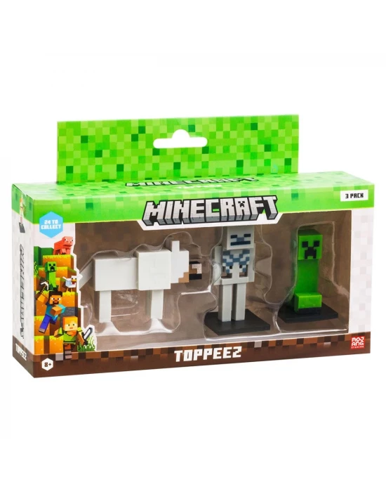 Minecraft 3D Figür Toppeez 3iü Set Model 4