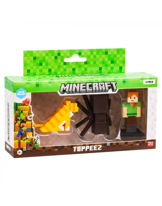 Minecraft 3D Figür Toppeez 3iü Set Model 6