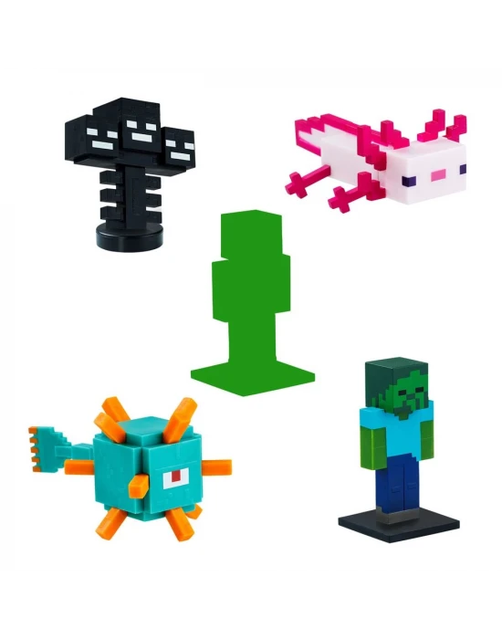 Minecraft 3D Figür Toppeez 5li Set MC2040 Model 1