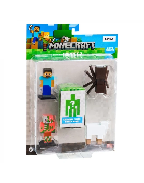 Minecraft 3D Figür Toppeez 5li Set MC2040 Model 2