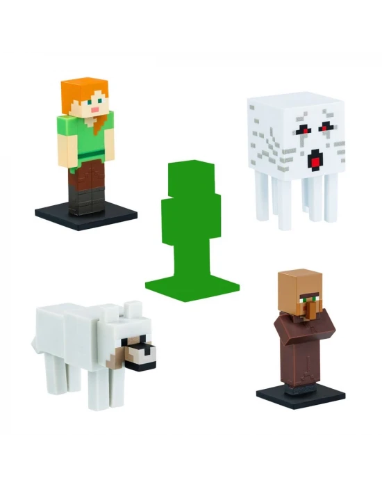 Minecraft 3D Figür Toppeez 5li Set MC2040 Model 3