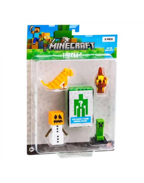 Minecraft 3D Figür Toppeez 5li Set MC2040 Model 5