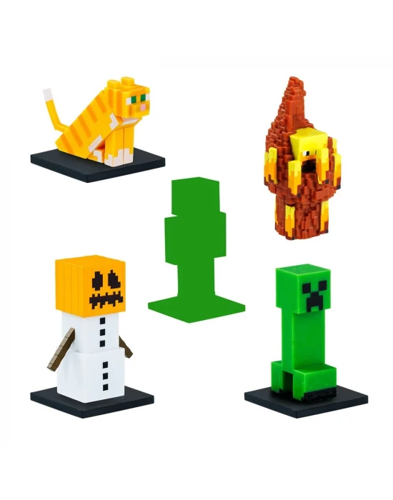 Minecraft 3D Figür Toppeez 5li Set MC2040 Model 5