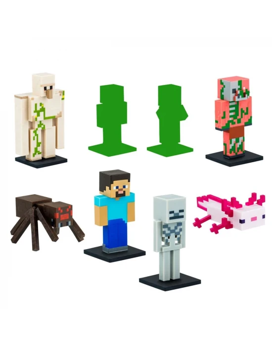Minecraft 3D Figür Toppeez 8li Delüks Set MC2070 Model 2
