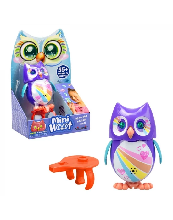 Mini Hoot Sevimli Baykuş - Mor