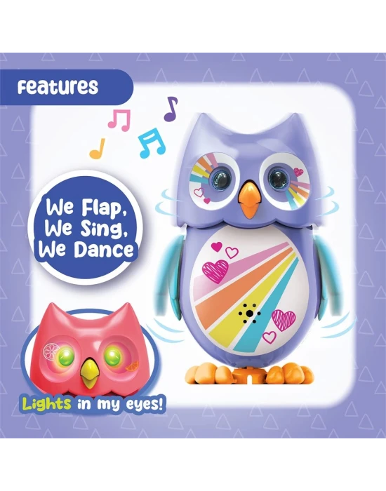 Mini Hoot Sevimli Baykuş - Pembe