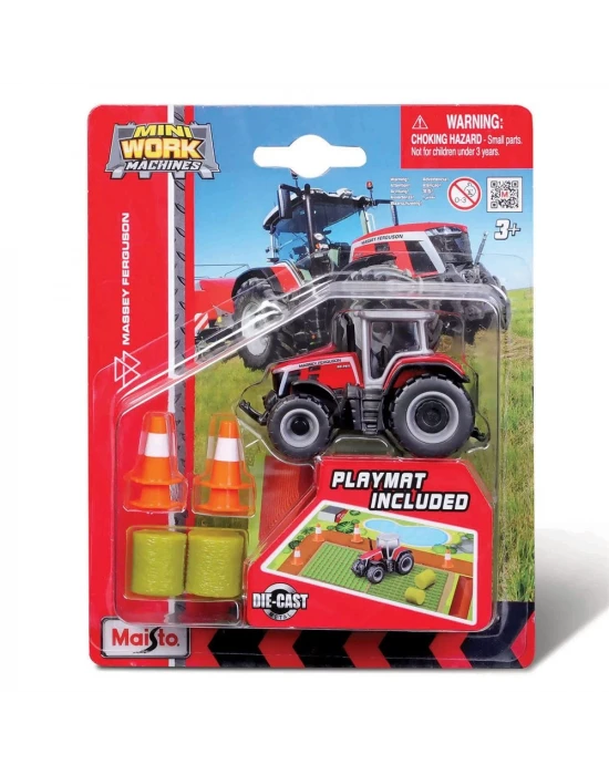 Mini Work Machines Traktör Oyun Seti - Massey Ferguson