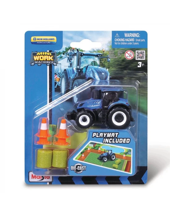 Mini Work Machines Traktör Oyun Seti - New Holland