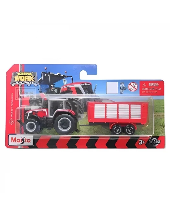 Mini Work Machines Traktör ve Römork Set 03