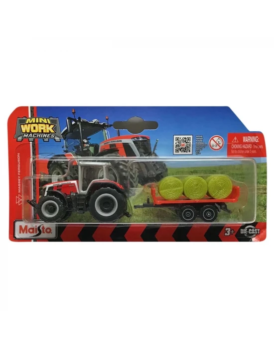 Mini Work Machines Traktör ve Römork Set 04