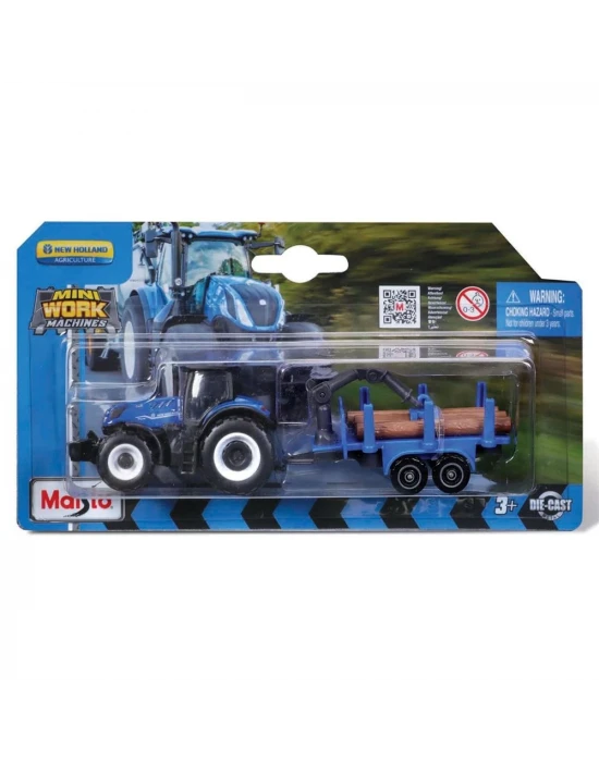 Mini Work Machines Traktör ve Römork Set 06