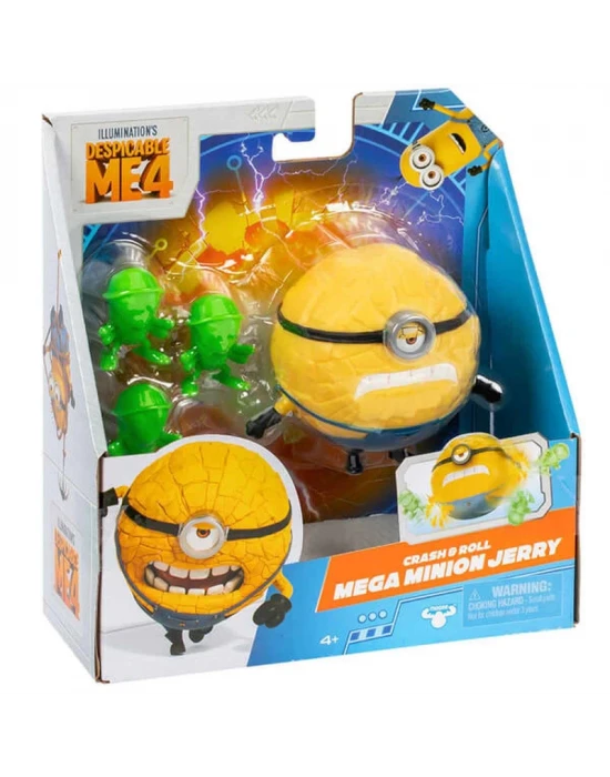 Minions Aksiyon Figürü 10 Cm 59277 Crash & Roll Mega Minion Jerry