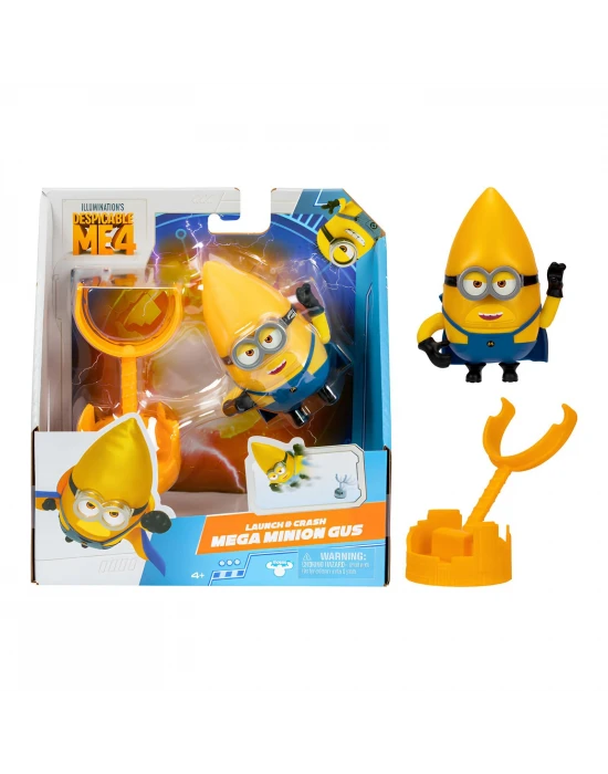 Minions Aksiyon Figürü 10 Cm 59277 Launch & Crash Mega Minion Gus