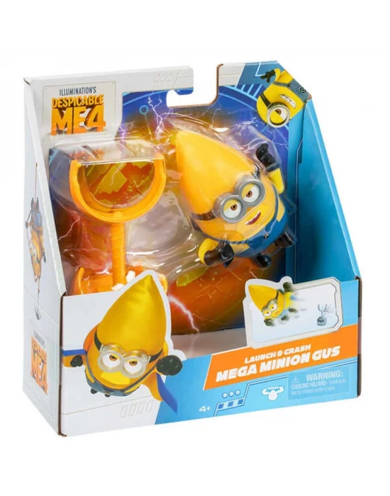 Minions Aksiyon Figürü 10 Cm 59277 Launch & Crash Mega Minion Gus
